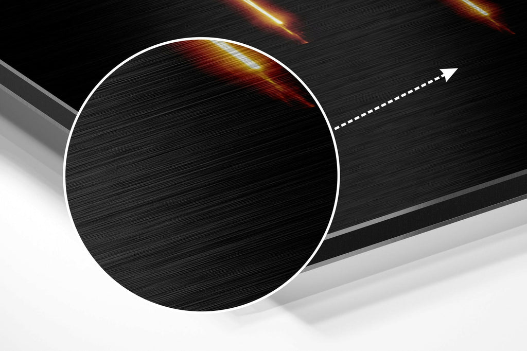 Virgo Brushed Aluminium Dibond Wall Art