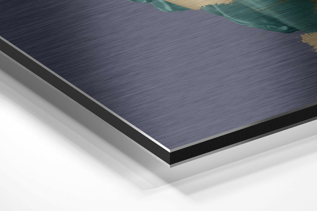 The Art of Sculpture Brushed Aluminium Dibond Wall Art