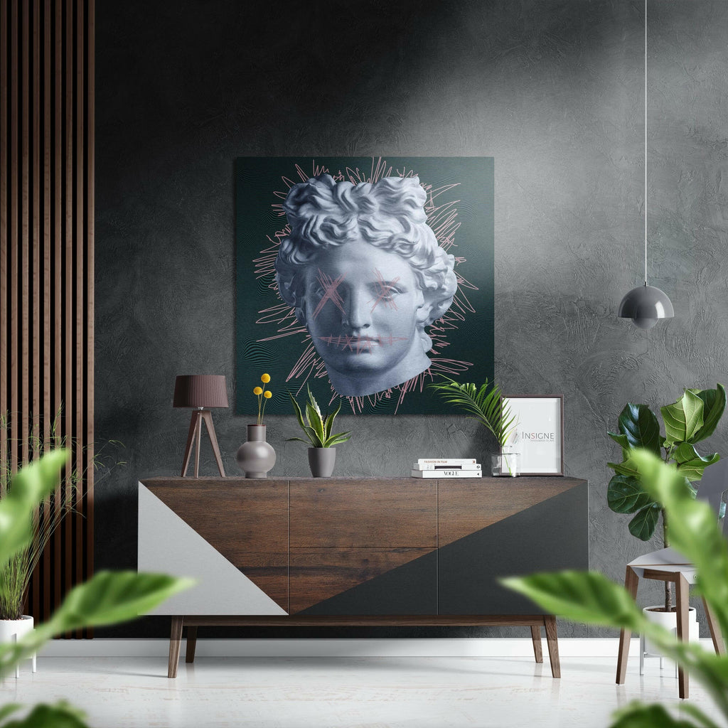 The Art of Sculpture Brushed Aluminium Dibond Wall Art