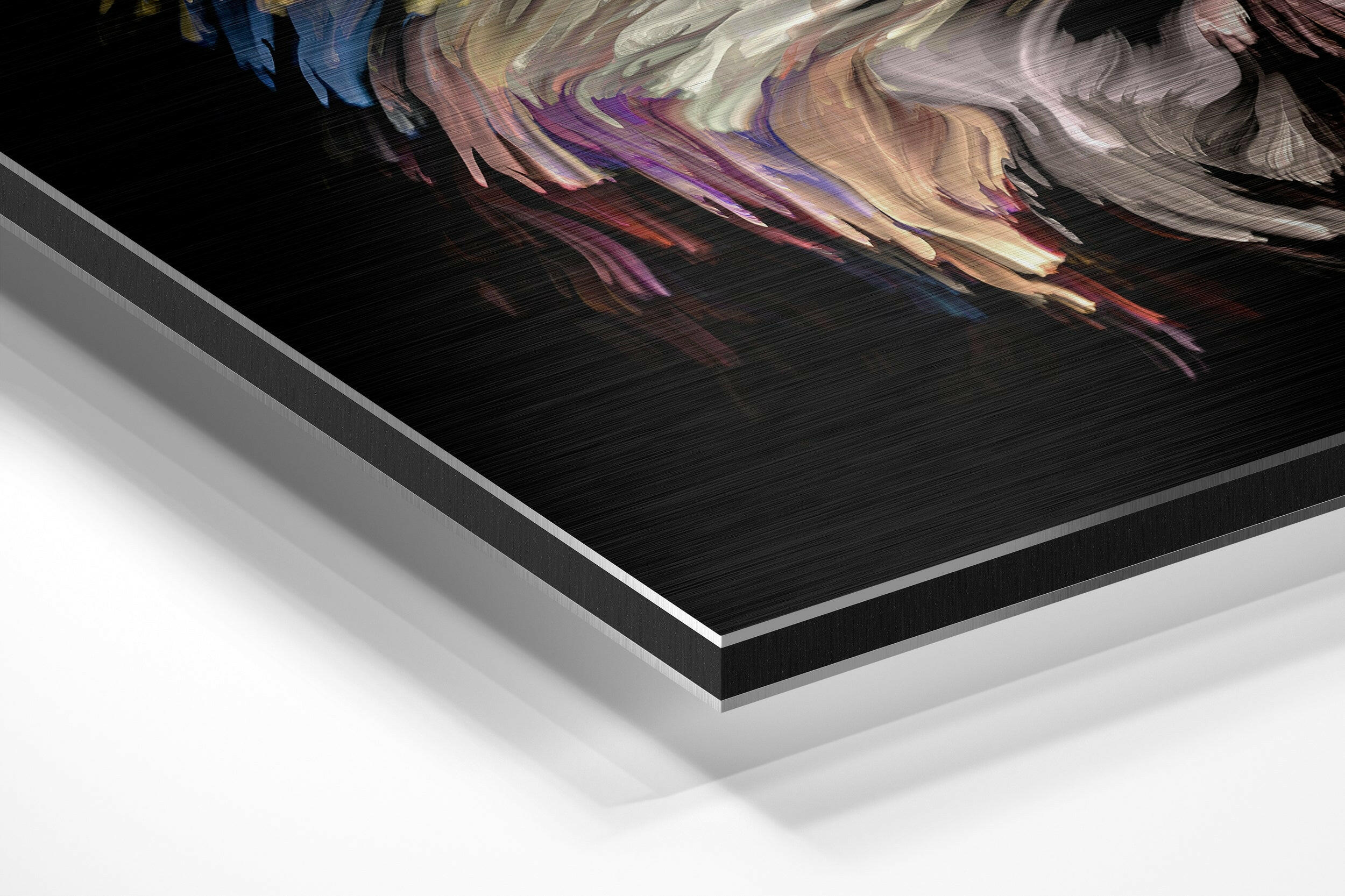 Lion Brushed Aluminium Dibond Wall Art