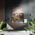 Coast Brushed Aluminium Dibond Wall Art