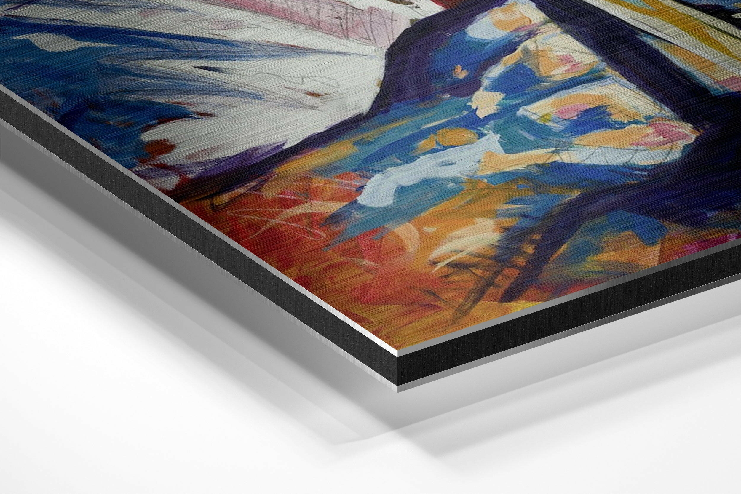 Jazz Brushed Aluminium Dibond Wall Art