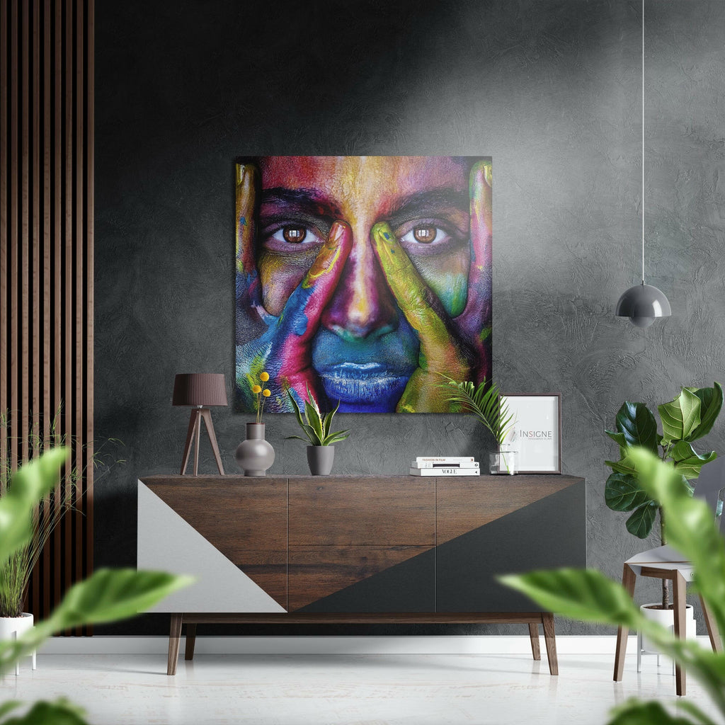 Woman Brushed Aluminium Dibond Wall Art
