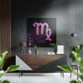 Virgo Brushed Aluminium Dibond Wall Art
