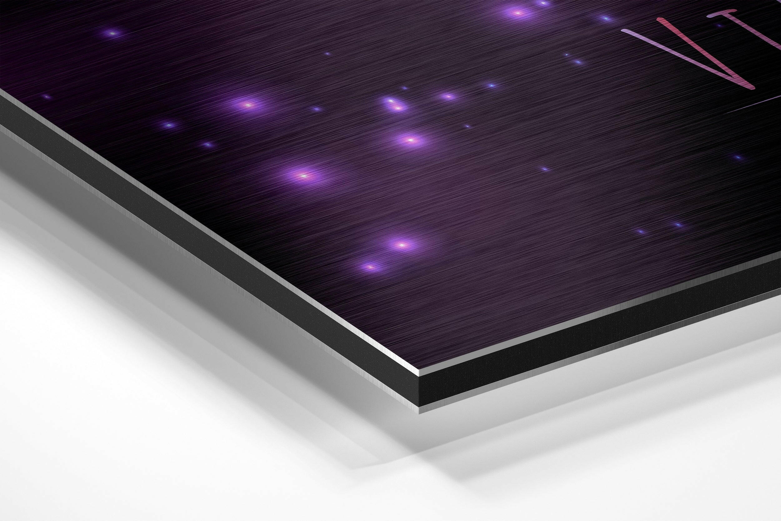 Virgo Brushed Aluminium Dibond Wall Art