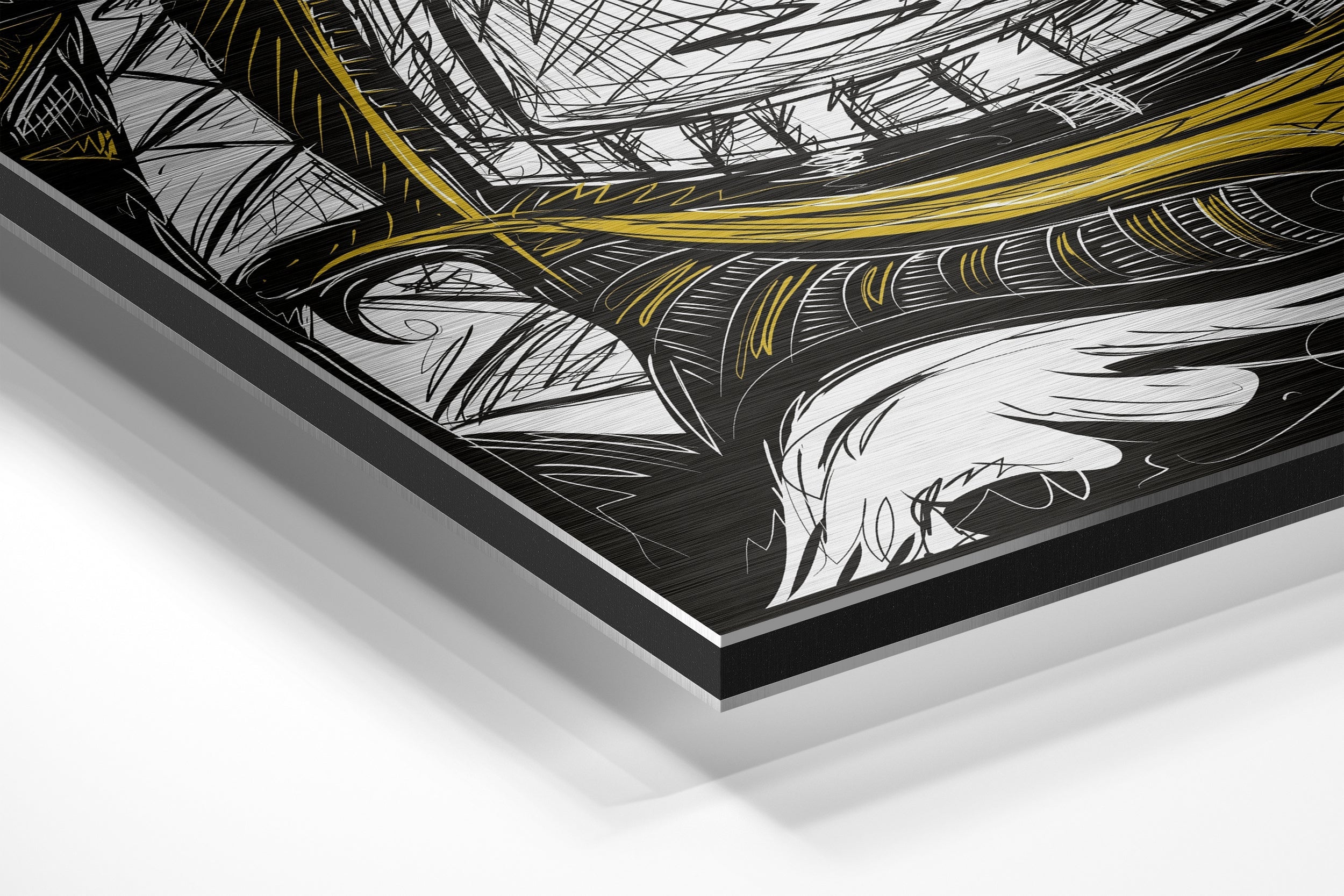 Dojutsu Eye Brushed Aluminium Dibond Wall Art
