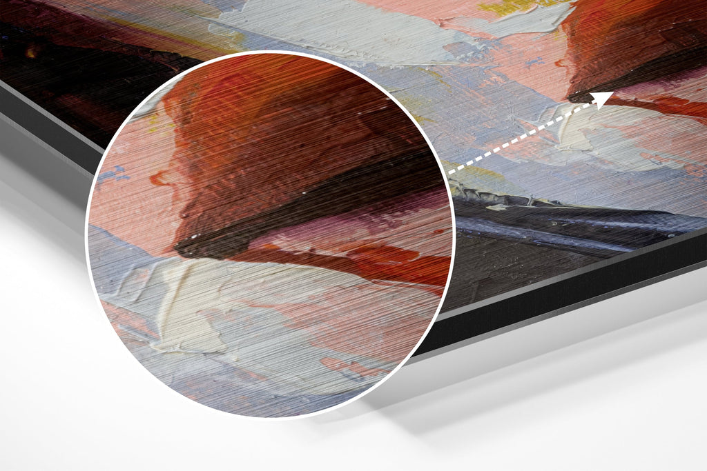 Beauty Brushed Aluminium Dibond Wall Art