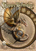 Clockwork Dragon Birthday Card