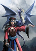 Look to the East Card by Anne Stokes