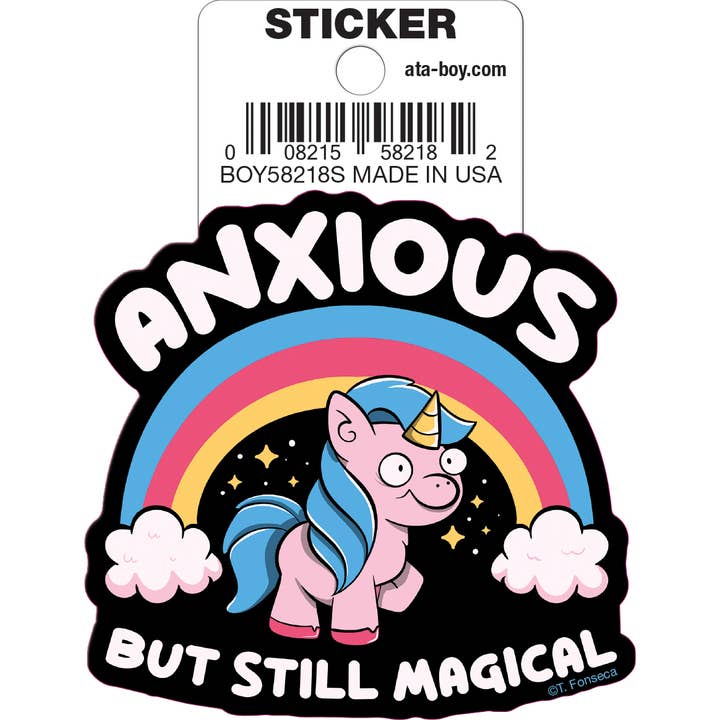 Tobe Fonseca: Anxious Magical Die Cut Vinyl Sticker - 3"