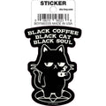 Tobe Fonseca: Black Coffee Black Cat Back Soul Die Cut Vinyl Sticker - 3"