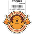 Tobe Fonseca: I'm Not Drinking Milk Tonight Cat Die Cut Vinyl Sticker - 3"