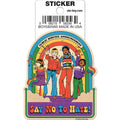 Steven Rhodes: Say No To Hate Die Cut Vinyl Sticker - 3"