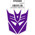 Ata-Boy Stickers: Die Cut Vinyl Sticker - 3" - Transformers - Decepticon Logo