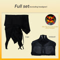 Hero Armor Outfit Michael Keaton Bruce Cosplay Costume Black Leather Jumpsuit Boots Cowl Full Set Halloween Suit Custom