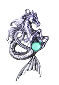 Kelpie for Mysterious Spirit Pendant by Briar