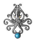 The Kraken for Wild Adventures Pendant by Briar