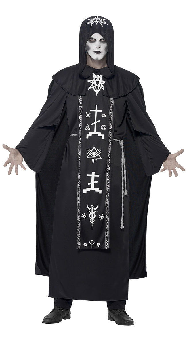 Halloween Costume Cosplay Couple Wizard Robe Costume, Witch, Vampire Outfit
