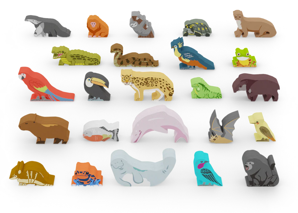 Life of the Amazonia: Meeple Set