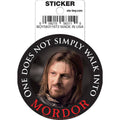 Lord of the Rings: Boromir Walk Into Mordor Die Cut Vinyl Sticker - 3"