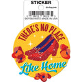 Wizard of Oz: Ruby Slippers No Place Like Home Die Cut Vinyl Sticker - 3"