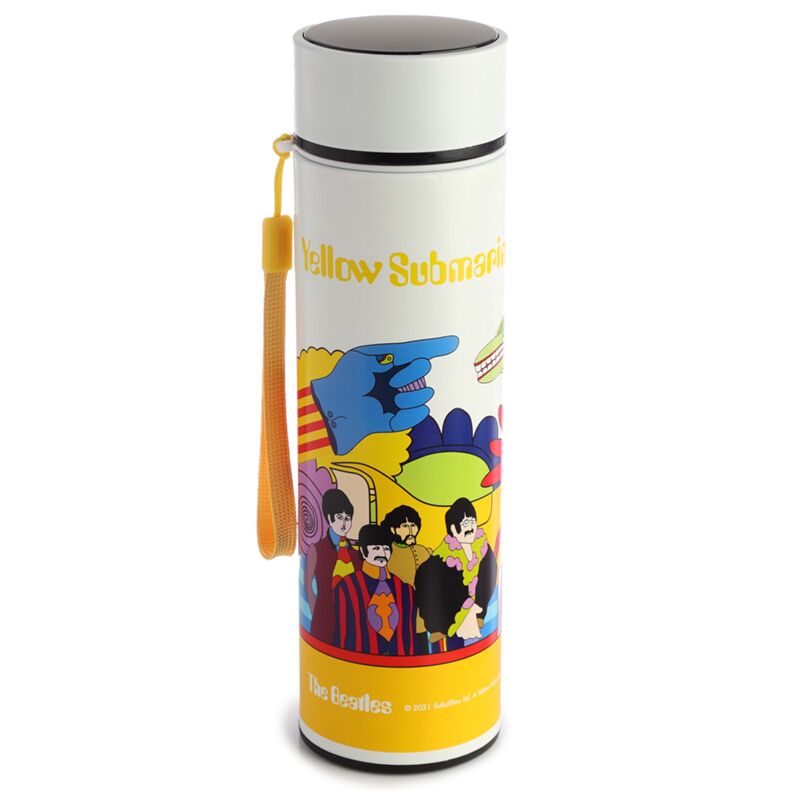The Beatles Yellow Submarine - Water Bottle 15oz w/Thermometer Official