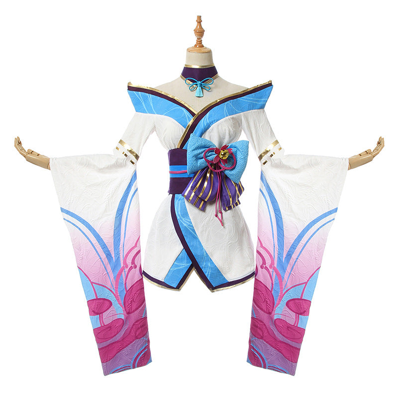 LOL League of Legends Soul Lotus cosplay costume Nine Tailed Fox Ali cosplay costume