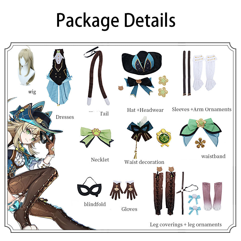 Genshin Impact COS Costume Wonderful Charming Ranger COSPLAY Costume Game Animation anime C Costume Girl