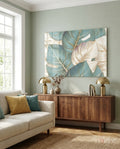 Leaves Glass Wall Art