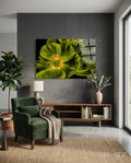 Malvales Flower Glass Wall Art