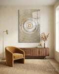Abstract Loop Glass Wall Art