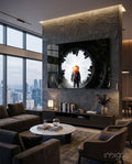 Astronaut Glass Wall Art