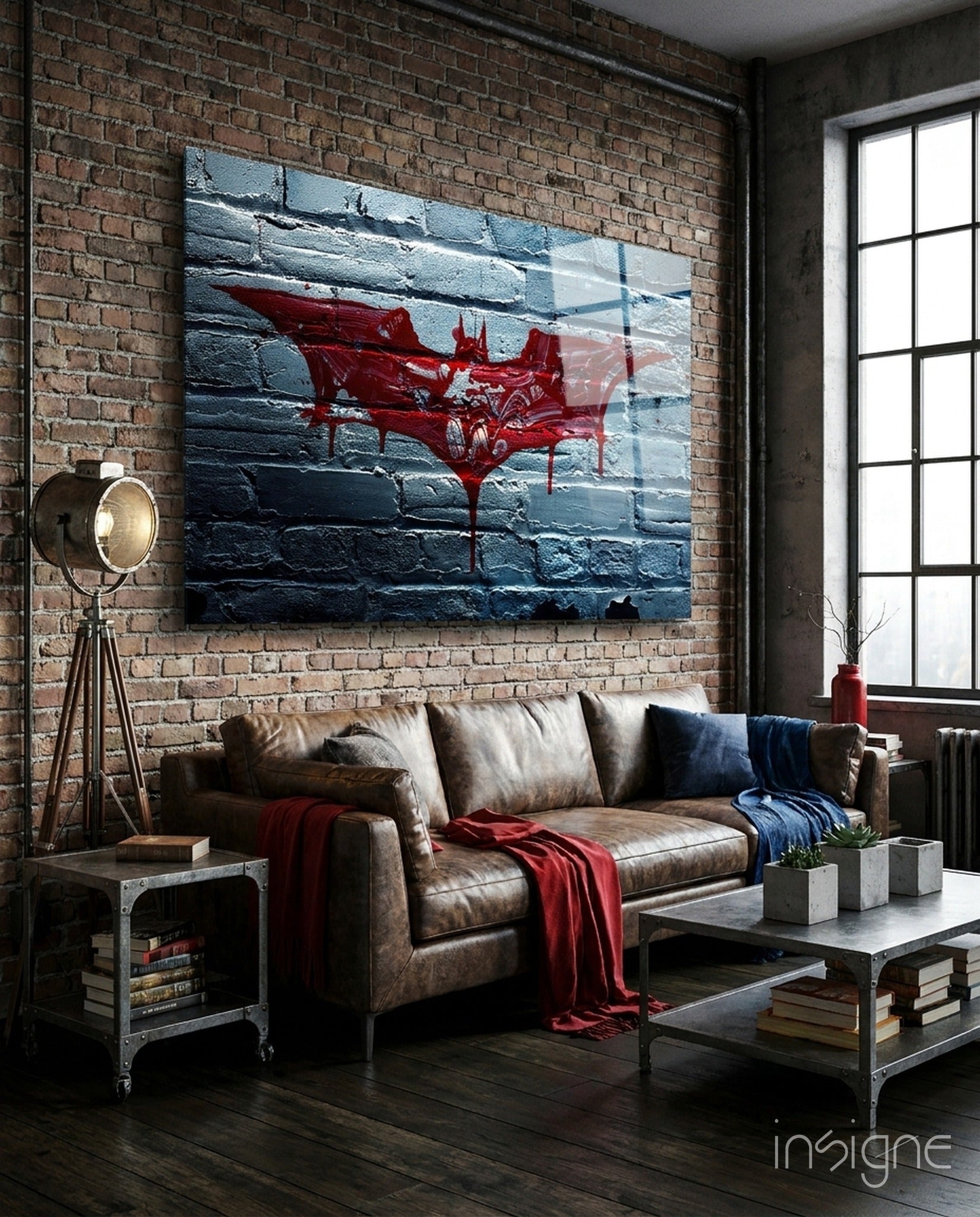 Batman Glass Art