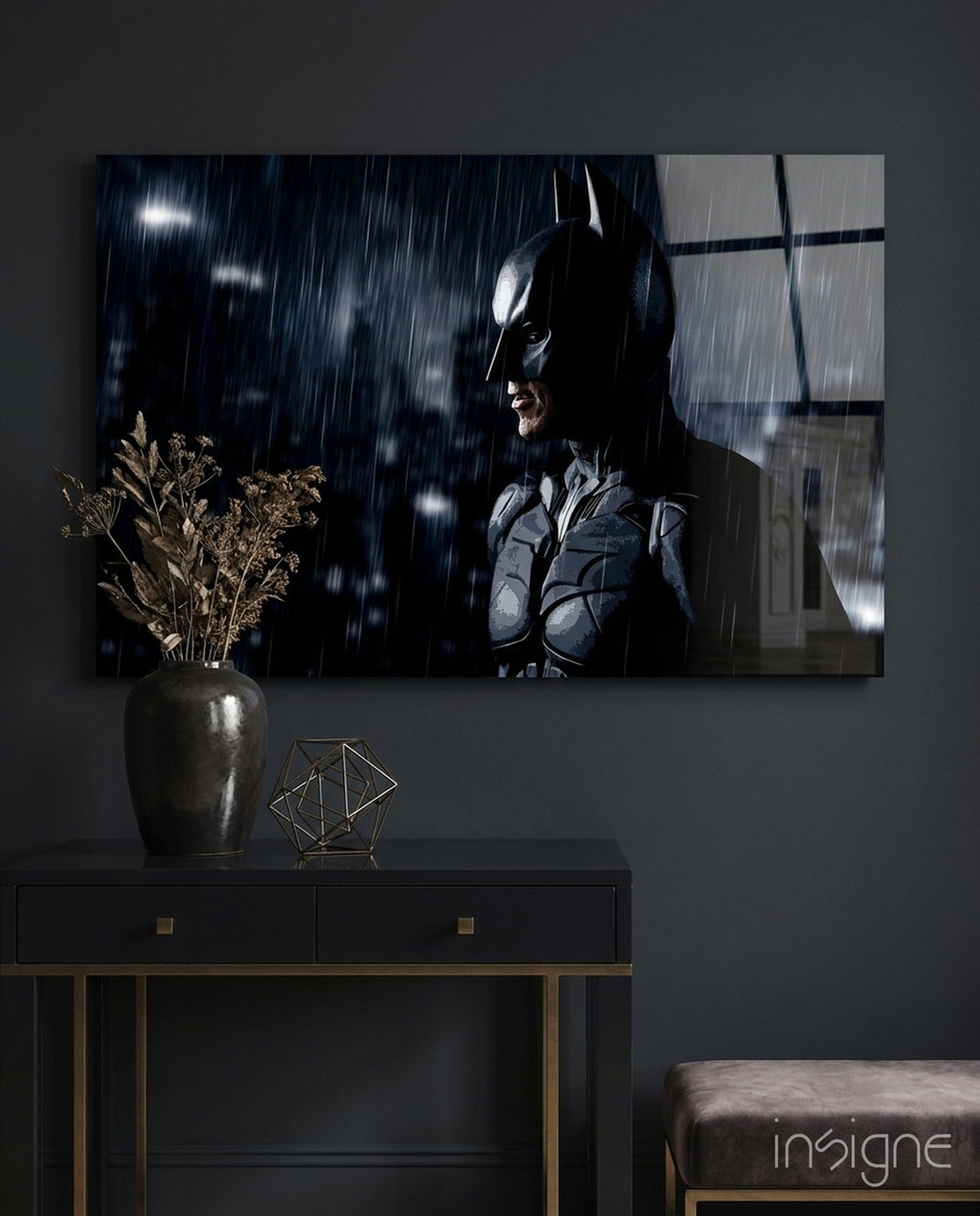 Batman Glass Art