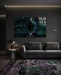 Joker Jail Glass Art