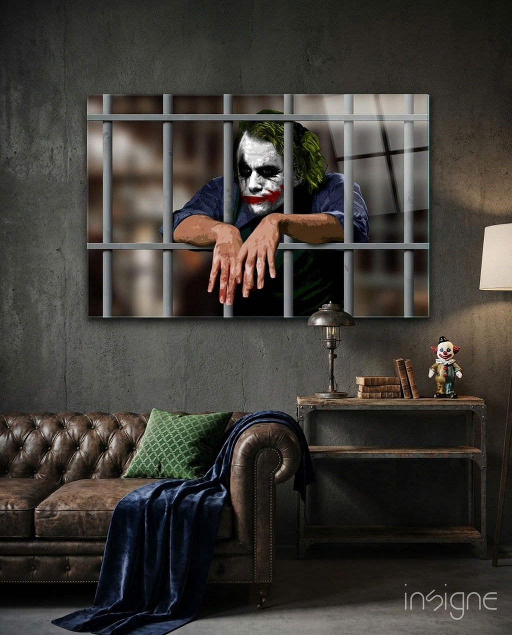 Joker Glass Art
