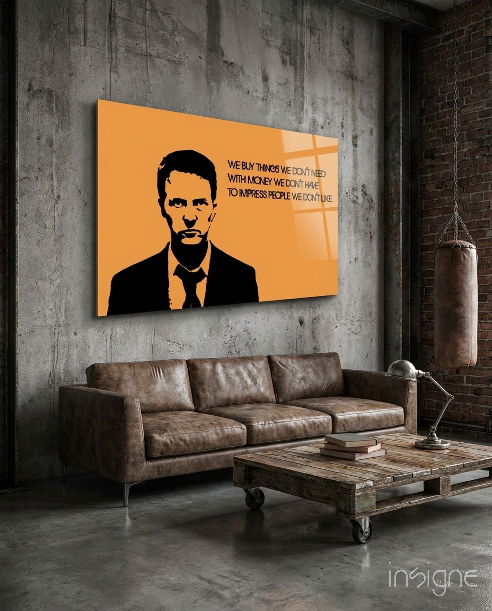 Fight Club Glass Art