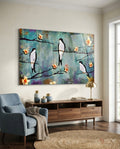 Birds of a Dream Glass Wall Art