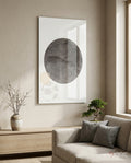 Black Moon Glass Wall Art