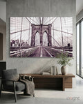 Brooklyn Bridge Glass Wall Art