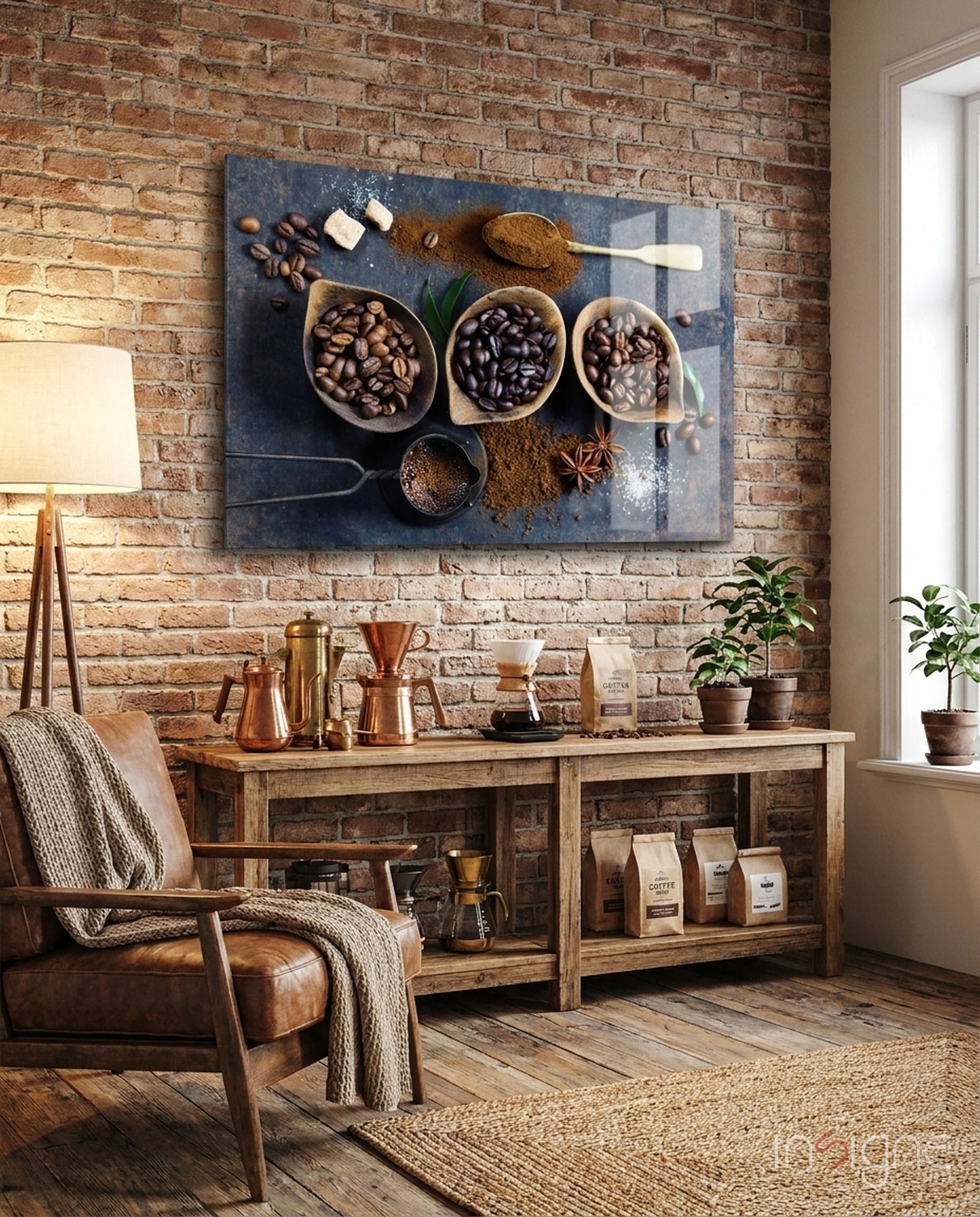 Spices Glass Wall Art