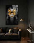 Butterfly Eyes Glass Wall Art