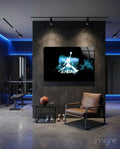 Michael Jordan Glass Wall Art