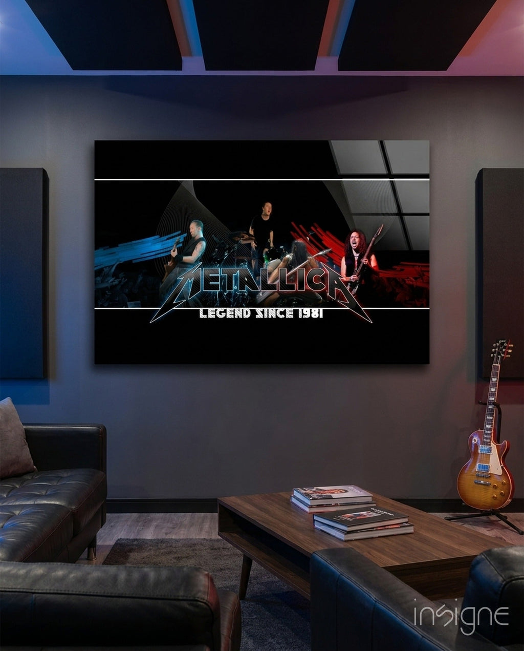 Metallica Glass Wall Art