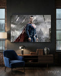 Superman Glass Wall Art