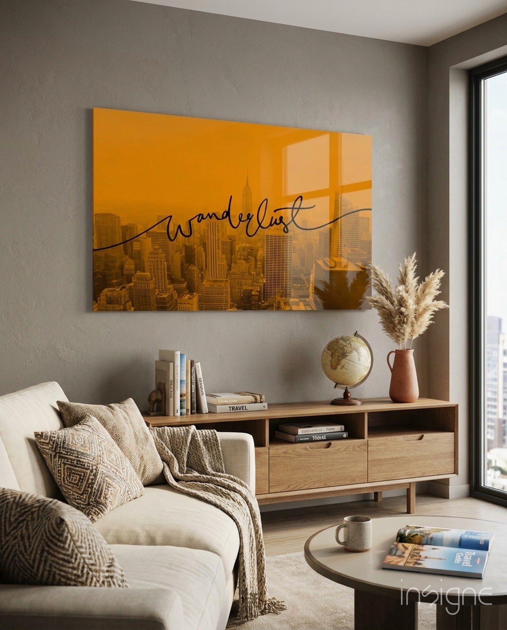 Wanderlust Glass Wall Art