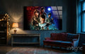 Stranger Things Poster Glass Wall Art