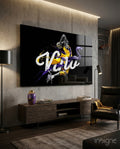 Los Angeles Lakers Glass Wall Art