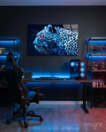 Leopard Glass Wall Art
