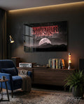 Stranger Things Glass Wall Art